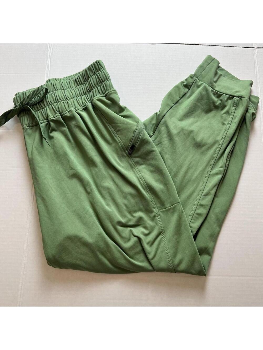 Become LEGEND Men's Joggers LARGE Sage/Olive Green, Quick-Dry, Performance